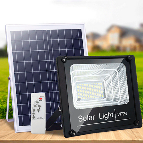 Foco led con plaza solar y sensor de movimiento 600w - Trendys.es