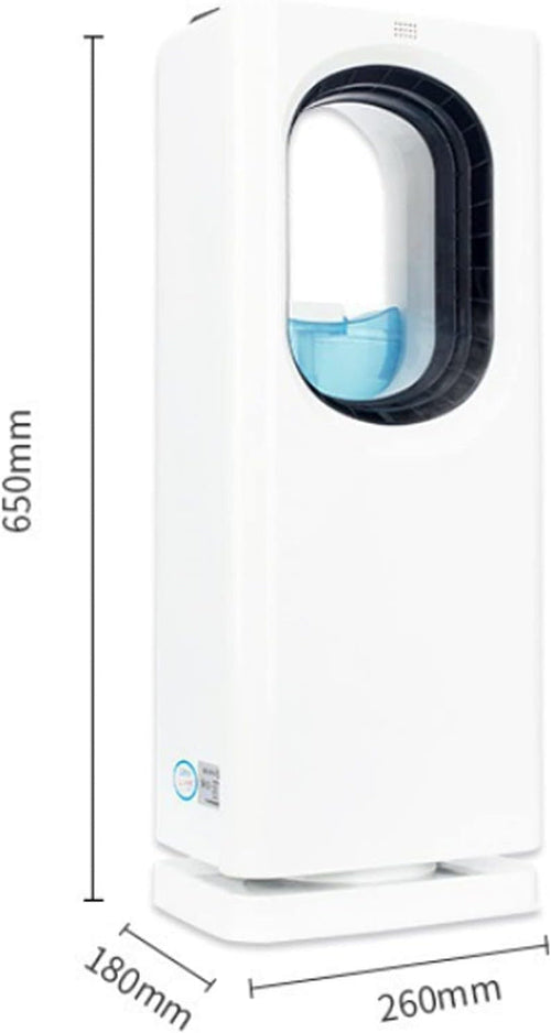 Enfriador de Aire Portátil con Purificador y Humidificador - Ventilador con 3 Velocidades y Función de Ionizador - Trendys.es