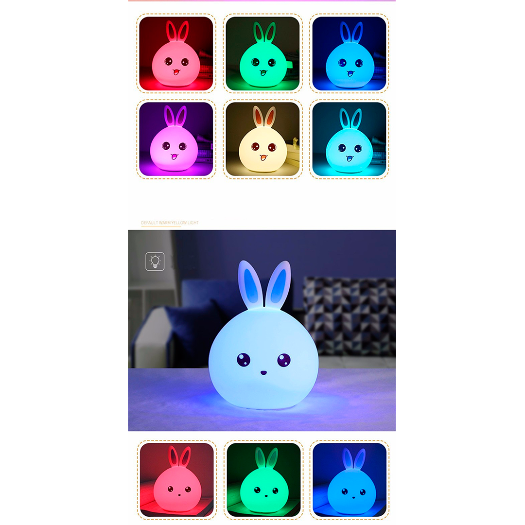 Lámpara noctura silicona - Rabit - Trendys.es