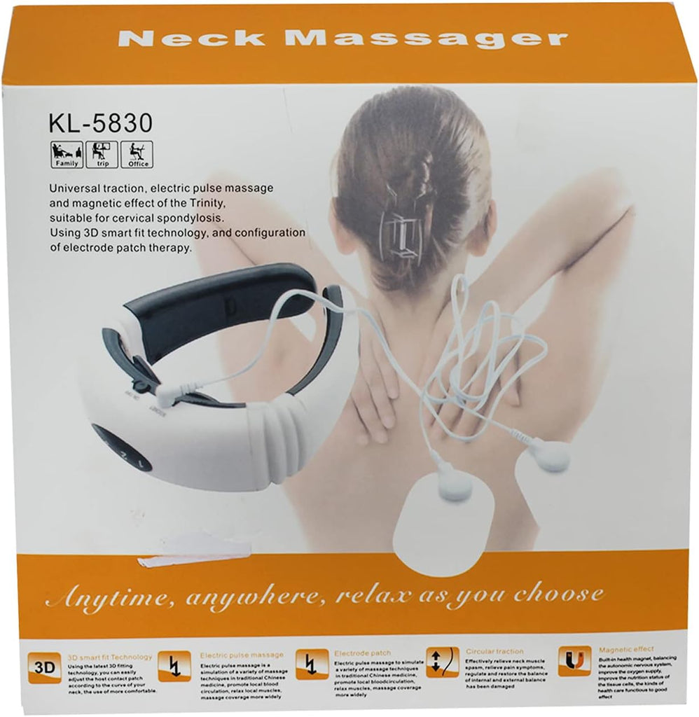 Masajeador de Cuello KL-5830 - Portátil con Calor Infrarrojo para el Cuidado Cervical - Trendys.es