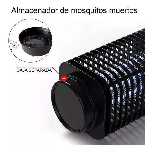 Lámpara Repelente de Mosquitos AMBE - Matamosquitos Eléctrico Recargable con Luz UV Portátil para Interiores y Exteriores 1U. - Trendys.es