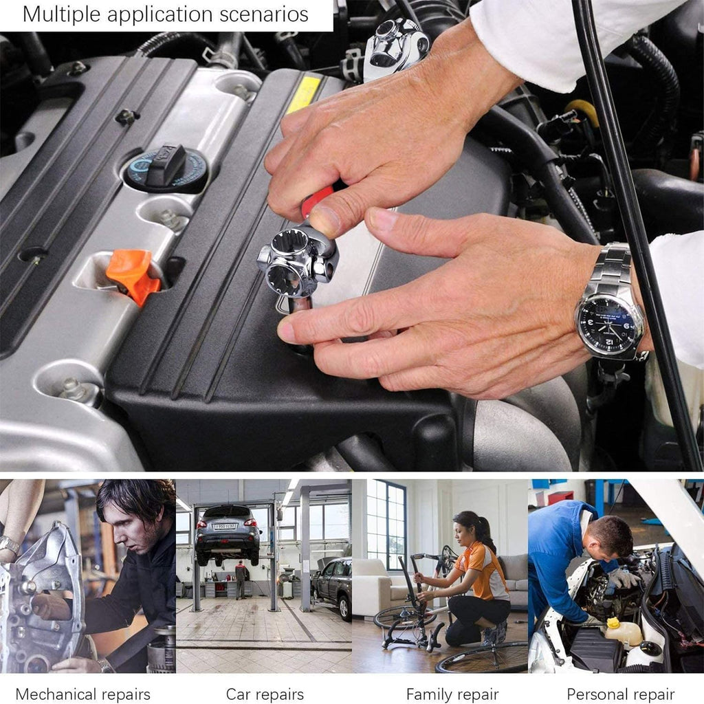 Llave Universal 48 en 1 - Herramienta Multifuncional para Reparación de Automóviles y Bricolaje - Trendys.es