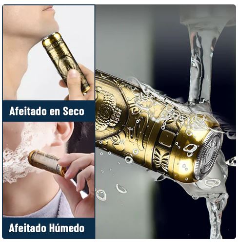 Mini Maquinilla de Afeitar Eléctrica USB - Recortadora Portátil e Inalámbrica para un Afeitado Preciso - Trendys.es