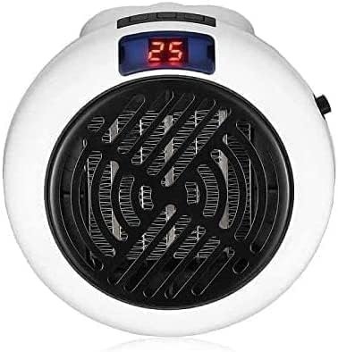 Mini Estufa Calentador Eléctrico 1350W - Enchufe Calefactor con Mando a Distancia y Pantalla LED - Trendys.es 