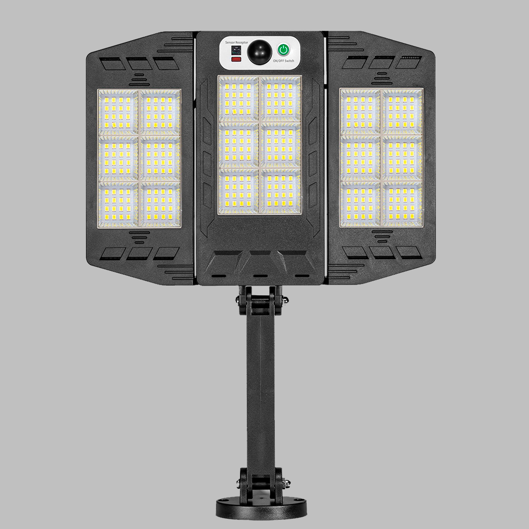 Luz solar plegable con mando