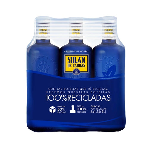 Agua solan de cabras 1,5L pack 6