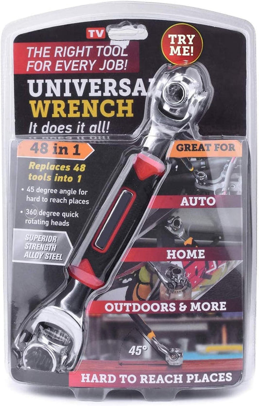 Llave Universal 48 en 1 - Herramienta Multifuncional para Reparación de Automóviles y Bricolaje - Trendys.es 