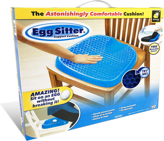 Cojín de Asiento Egg Sitter con Funda Antideslizante - Diseño Transpirable y Alivio de Presión - Trendys.es 