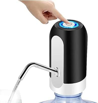 Dispensador de agua para garrafas eléctrico con USB y adaptador universal incluido para botellas y garrafas de 5 a 8 litros